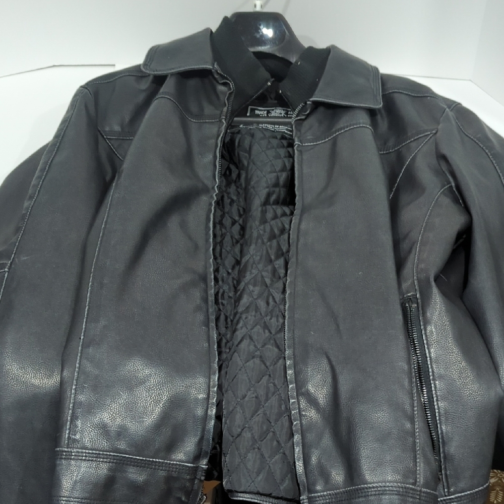Men's Black Leather Jacket